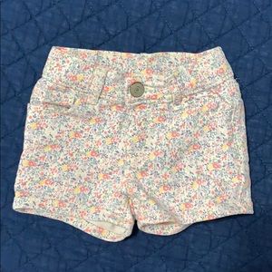 Gap floral denim shorts